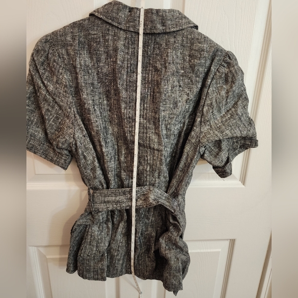 Heather Grey Shortsleeve Blazer Medium - Picture 5 of 5